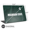 Michigan State University Green Jersey Universal Laptop 16.6in (13.4 x 9.7in) Skin