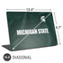 Michigan State University Green Jersey Universal Laptop 16.6in (13.4 x 9.7in) Skin
