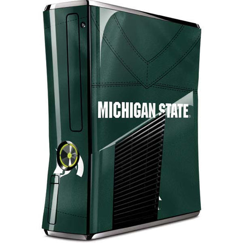 Michigan State University Green Jersey Xbox 360 Slim (2010) Skin