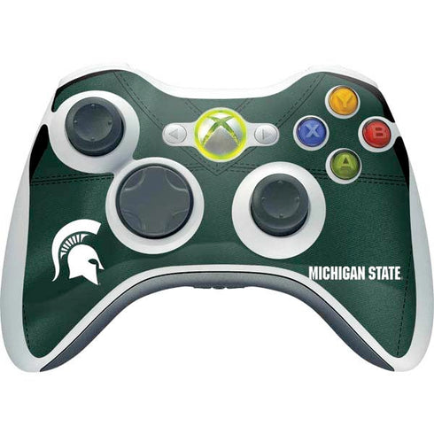 Michigan State University Green Jersey Xbox 360 Wireless Controller Skin