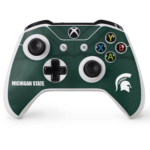 Michigan State University Green Jersey Xbox One X Controller Skin