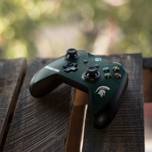 Michigan State University Green Jersey Xbox One X Controller Skin