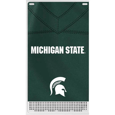 Michigan State University Green Jersey Xbox Series S Console Skin