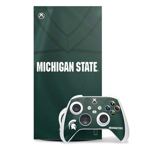Michigan State University Green Jersey XBox Series X Digital Edition Bundle Skin