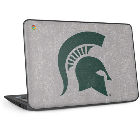 Michigan State University Grey Spartans Logo HP Chromebook Skin
