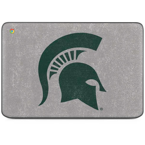 Michigan State University Grey Spartans Logo HP Chromebook Skin