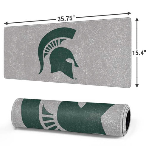 Michigan State University Grey Spartans Logo Gaming Mouse Pad