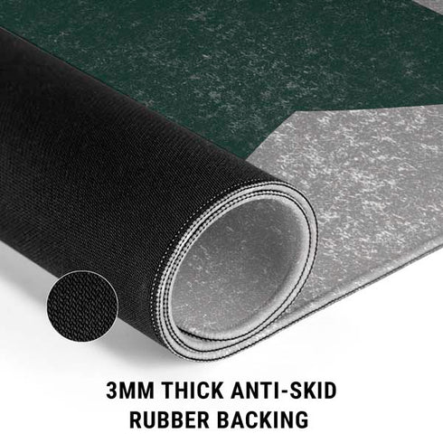 Michigan State University Grey Spartans Logo Gaming Mouse Pad