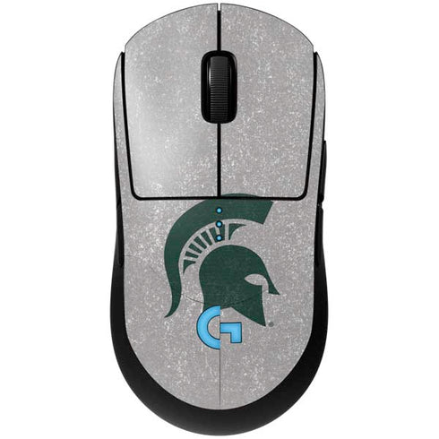 Michigan State University Grey Spartans Logo G Pro Wireless Gaming Mouse Skin
