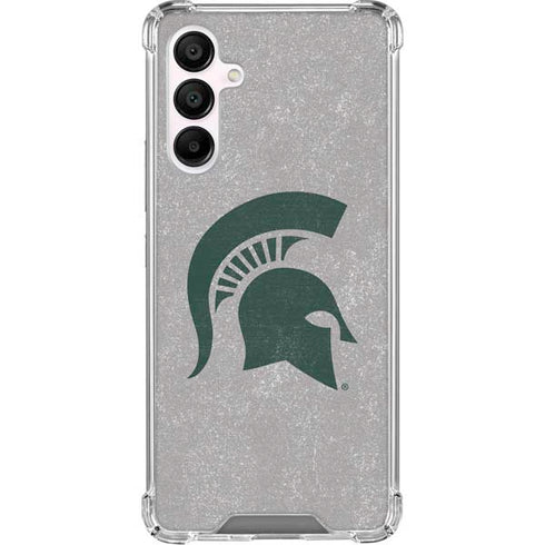 Michigan State University Grey Spartans Logo Galaxy A16 5G Clear Case