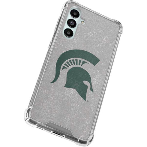 Michigan State University Grey Spartans Logo Galaxy A16 5G Clear Case