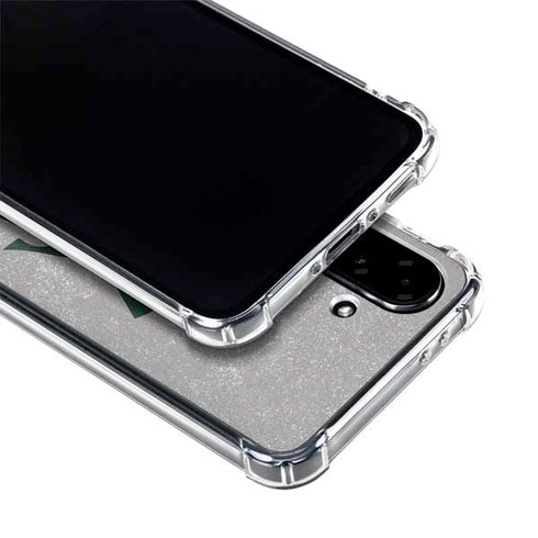 Michigan State University Grey Spartans Logo Galaxy A36 5G Clear Case