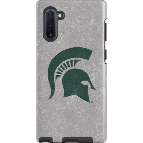 Michigan State University Grey Spartans Logo Galaxy Cases