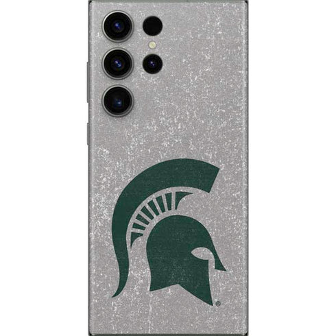 Michigan State University Grey Spartans Logo Galaxy Skins