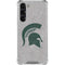 Michigan State University Grey Spartans Logo Galaxy S24 FE Clear Case
