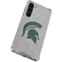 Michigan State University Grey Spartans Logo Galaxy S24 FE Clear Case
