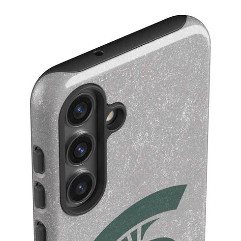 Michigan State University Grey Spartans Logo Galaxy S25 Impact Case