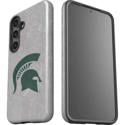Michigan State University Grey Spartans Logo Galaxy S25 Impact Case