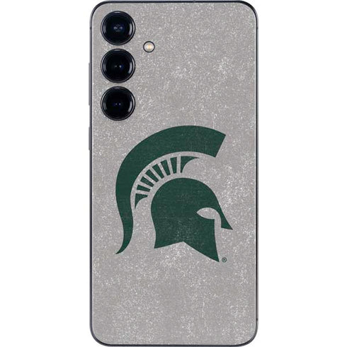 Michigan State University Grey Spartans Logo Galaxy S25 Plus Skin