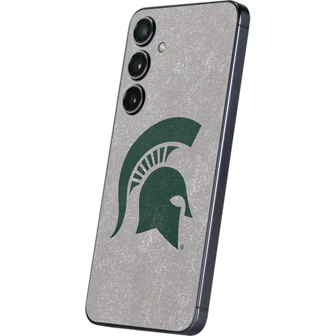 Michigan State University Grey Spartans Logo Galaxy S25 Plus Skin
