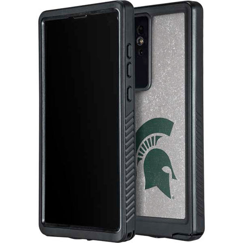 Michigan State University Grey Spartans Logo Galaxy S24 Ultra Waterproof Case