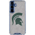 Michigan State University Grey Spartans Logo Galaxy S25 Clear Case