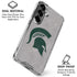 Michigan State University Grey Spartans Logo Galaxy S26 Clear Case