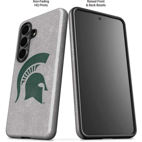 Michigan State University Grey Spartans Logo Galaxy S26 Impact Case