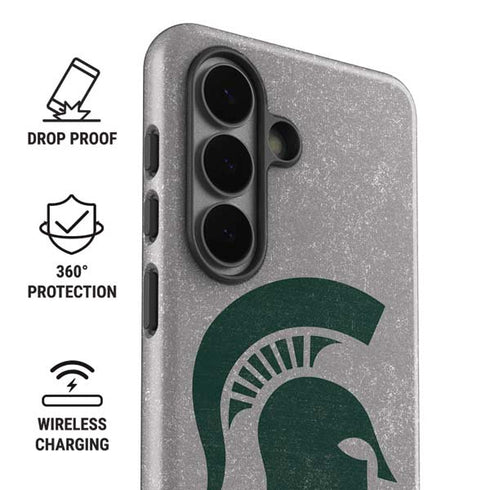 Michigan State University Grey Spartans Logo Galaxy S26 Plus Impact Case