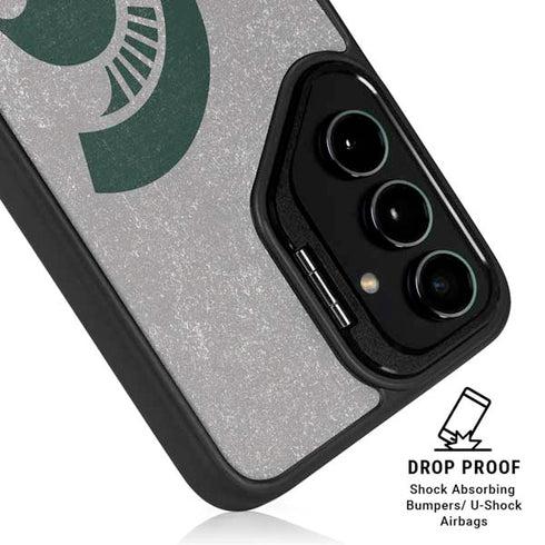 Michigan State University Grey Spartans Logo Galaxy S26 Plus Kickstand Case