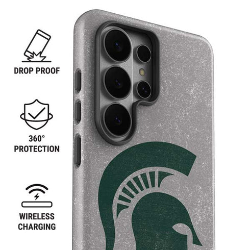 Michigan State University Grey Spartans Logo Galaxy S26 Ultra Impact Case