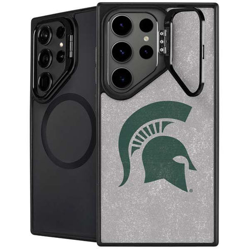 Michigan State University Grey Spartans Logo Galaxy S26 Ultra Kickstand Case