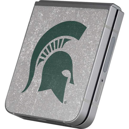 Michigan State University Grey Spartans Logo Galaxy Z Flip6 Skin