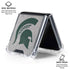 Michigan State University Grey Spartans Logo Galaxy Z Flip6 Clear Case