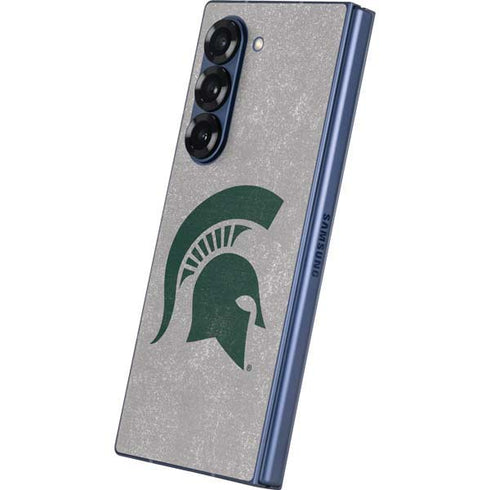 Michigan State University Grey Spartans Logo Galaxy Z Fold6 Skin