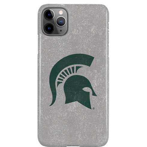 Michigan State University Grey Spartans Logo iPhone Cases