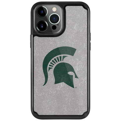 Michigan State University Grey Spartans Logo iPhone Cases