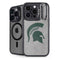 Michigan State University Grey Spartans Logo iPhone 13 Pro Kickstand Case