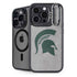 Michigan State University Grey Spartans Logo iPhone 14 Pro Kickstand Case