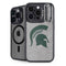 Michigan State University Grey Spartans Logo iPhone 14 Pro Max Kickstand Case