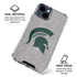 Michigan State University Grey Spartans Logo iPhone 15 Clear Case
