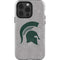 Michigan State University Grey Spartans Logo iPhone 15 Pro Impact Case