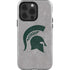 Michigan State University Grey Spartans Logo iPhone 15 Pro Impact Case