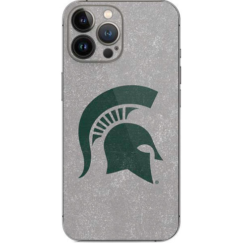 Michigan State University Grey Spartans Logo iPhone 15 Pro Max Skin