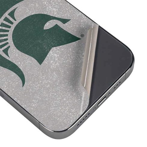 Michigan State University Grey Spartans Logo iPhone 15 Pro Max Skin