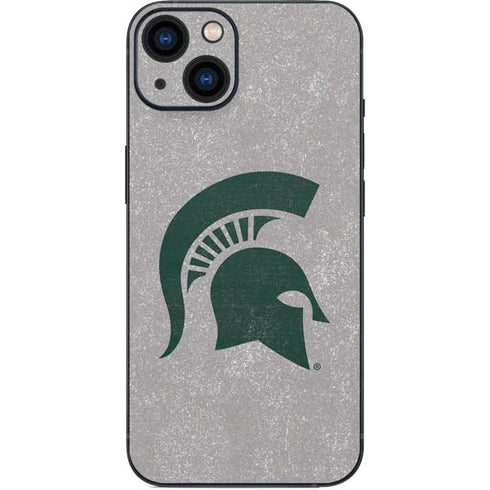 Michigan State University Grey Spartans Logo iPhone 15 Skin