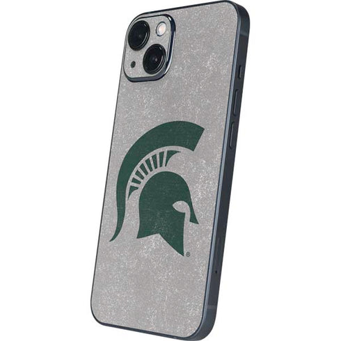 Michigan State University Grey Spartans Logo iPhone 15 Skin