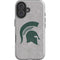 Michigan State University Grey Spartans Logo iPhone 16 Impact Case