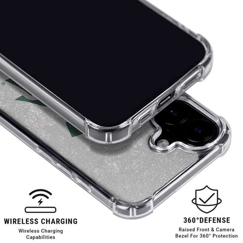 Michigan State University Grey Spartans Logo iPhone 16 MagSafe Case