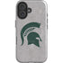 Michigan State University Grey Spartans Logo iPhone 16 Magsafe Impact Case